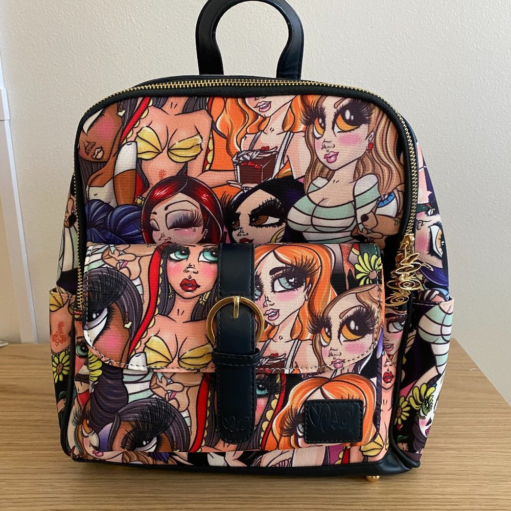 Authentic Sand Oner Doll Collage Backpack | Sandoner